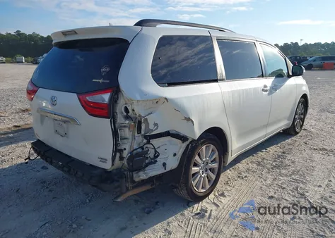 2015 Toyota Sienna Limited 7 Passenger z USA, uszkodzony, nr VIN 5TDDK3DCXFS101604